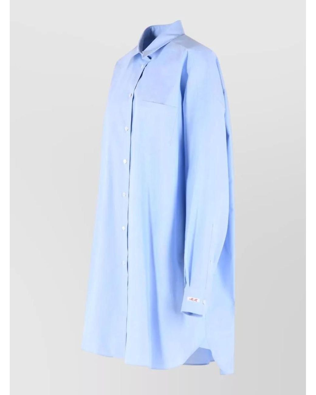 Maison Margiela Blue Cotton Shirt