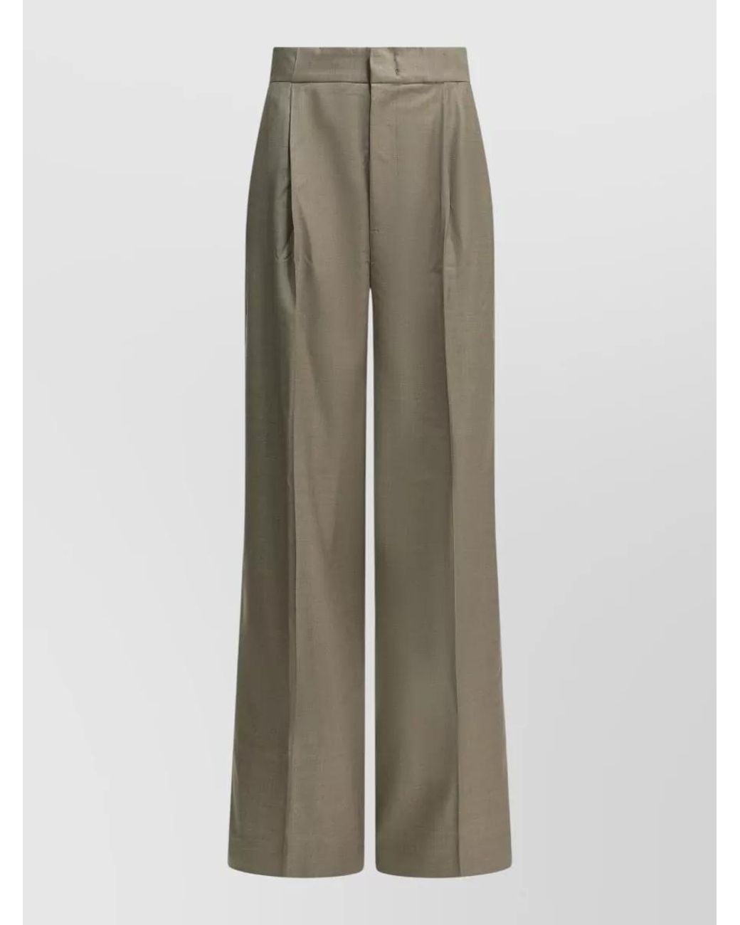 Sa Su Phi Multicolor Wool Wide-Leg Trousers