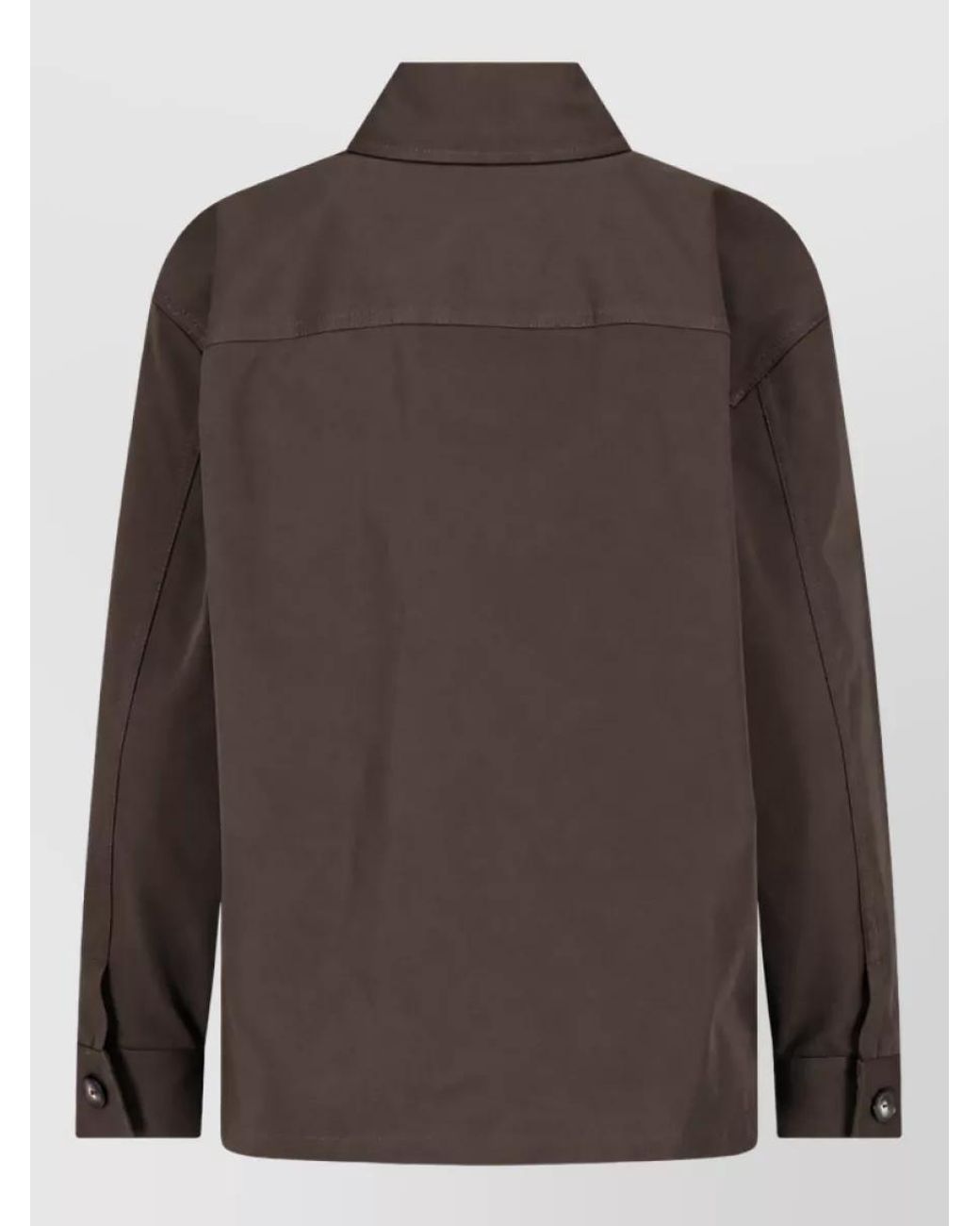 Saint Laurent Brown Fitted Jacket