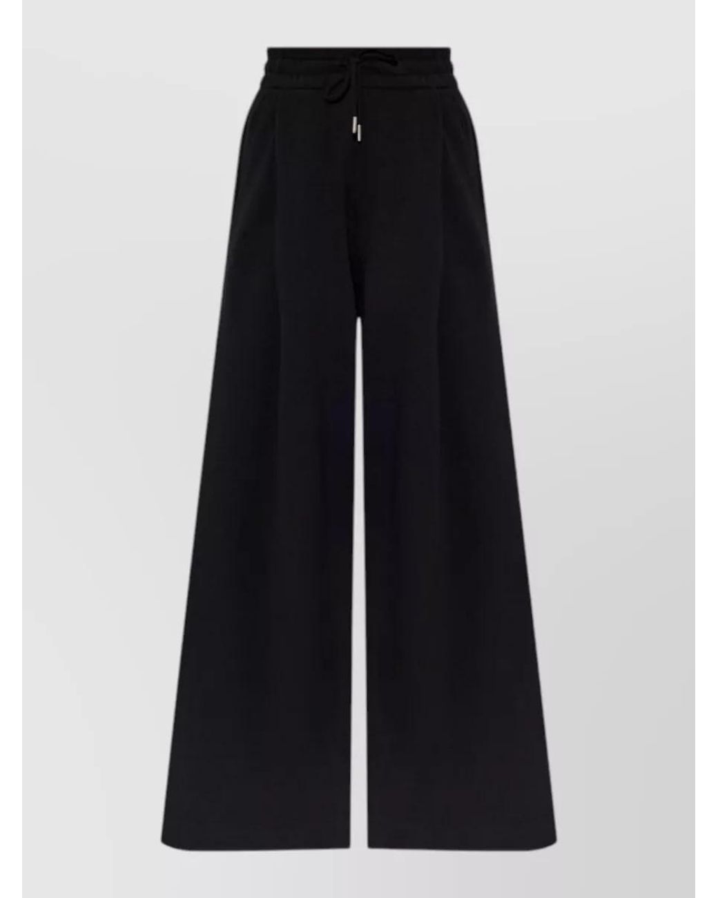 Dries Van Noten Black Cotton Straight Trousers