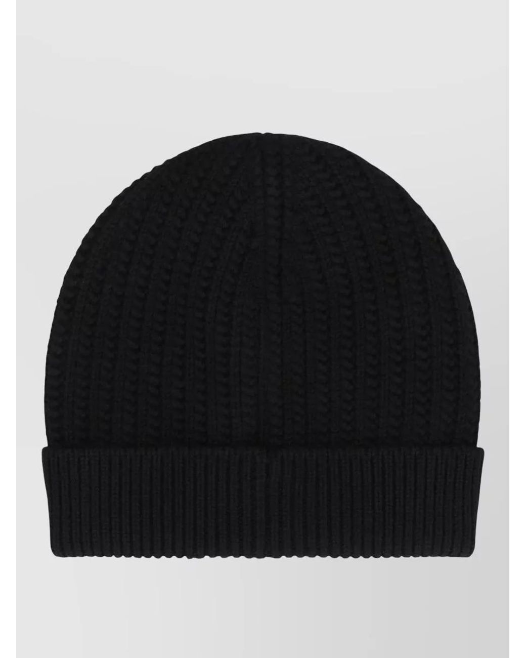 Dolce & Gabbana Black Knit Beanie for men
