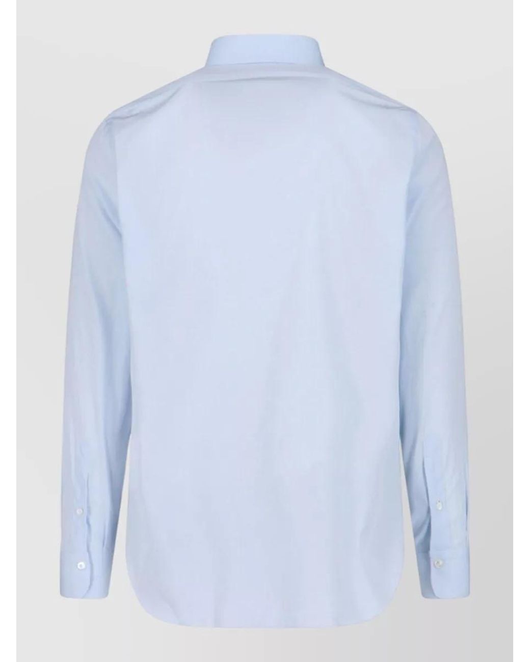 Finamore 1925 Blue Cotton Shirt for men