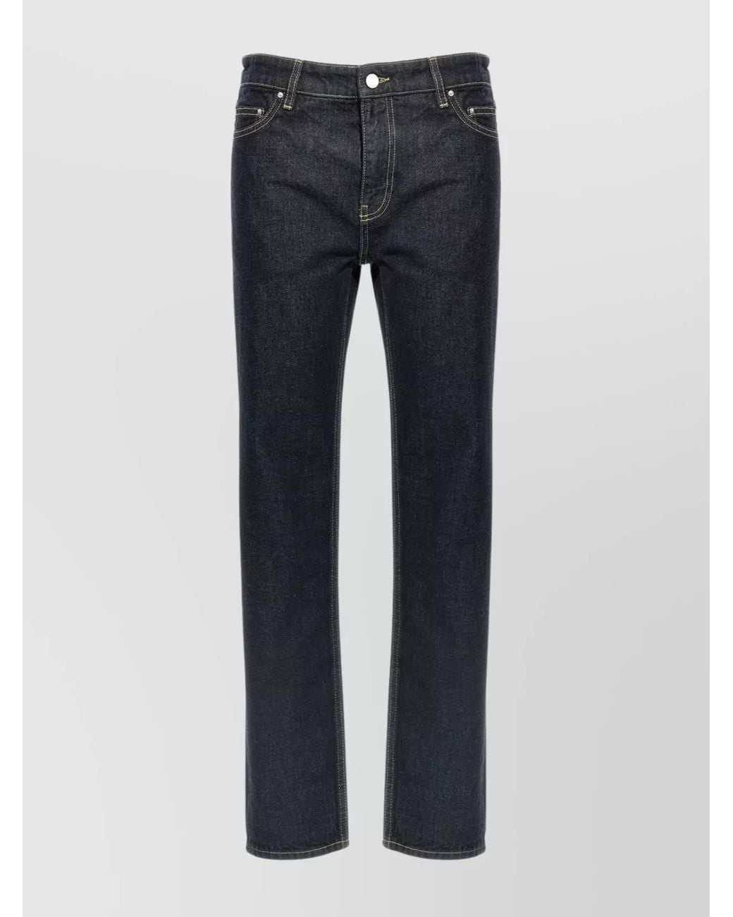 Totême Blue Denim Straight-Leg Jeans