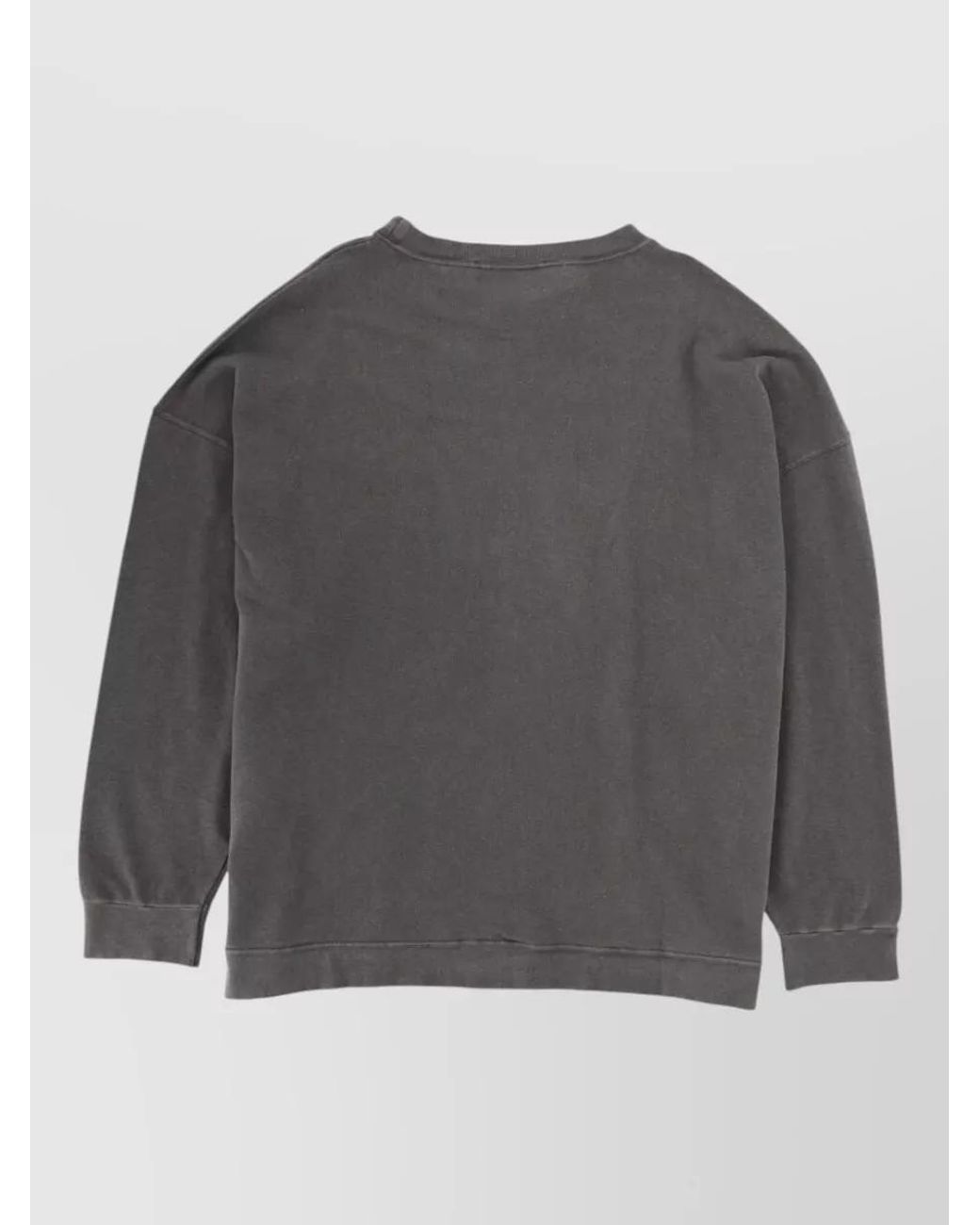 Our Legacy Gray Oversized Cotton Linen Sweatshirt for men