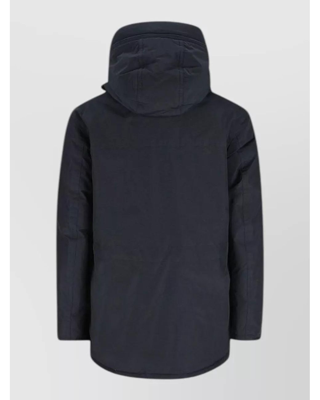 Woolrich Blue Hooded Quilted Down Parka for men