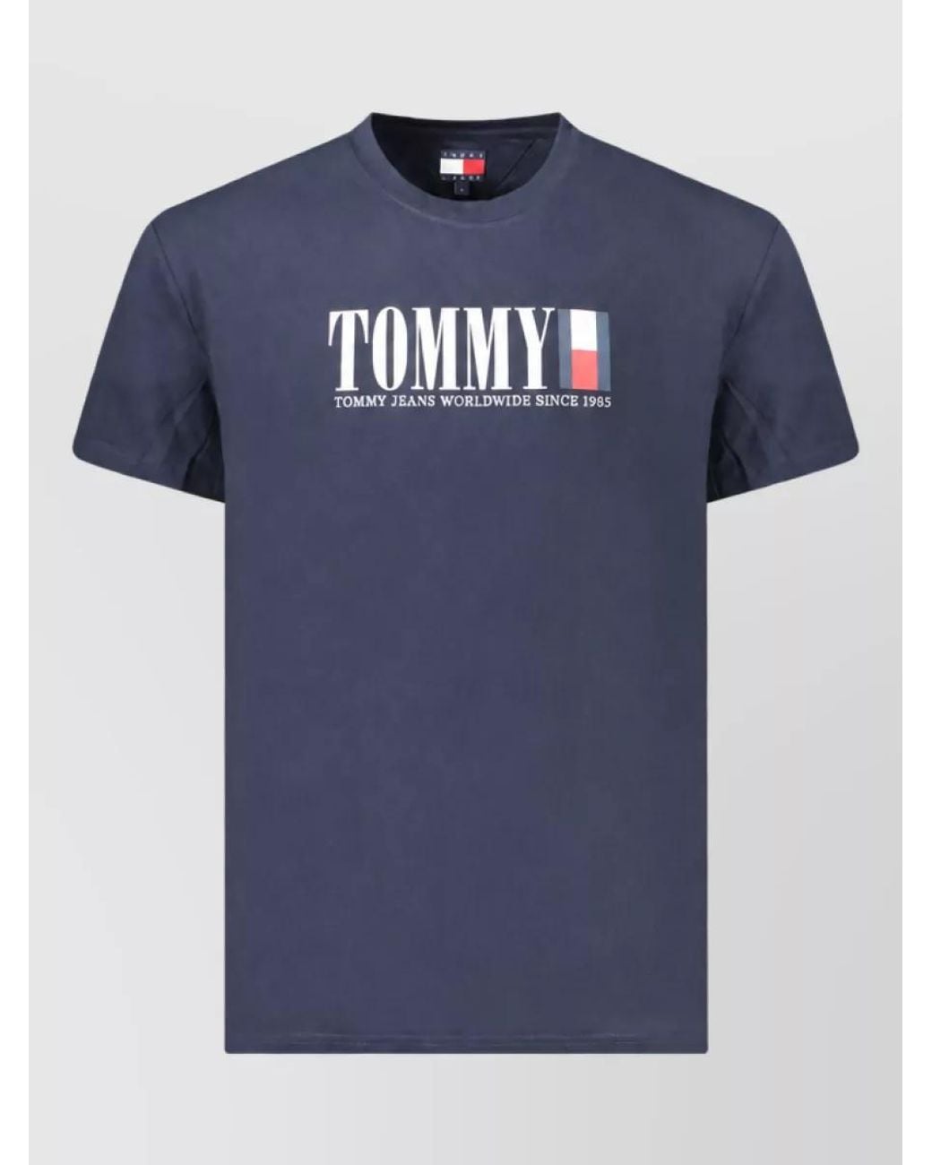 Tommy Hilfiger Blue Cotton T-Shirt for men