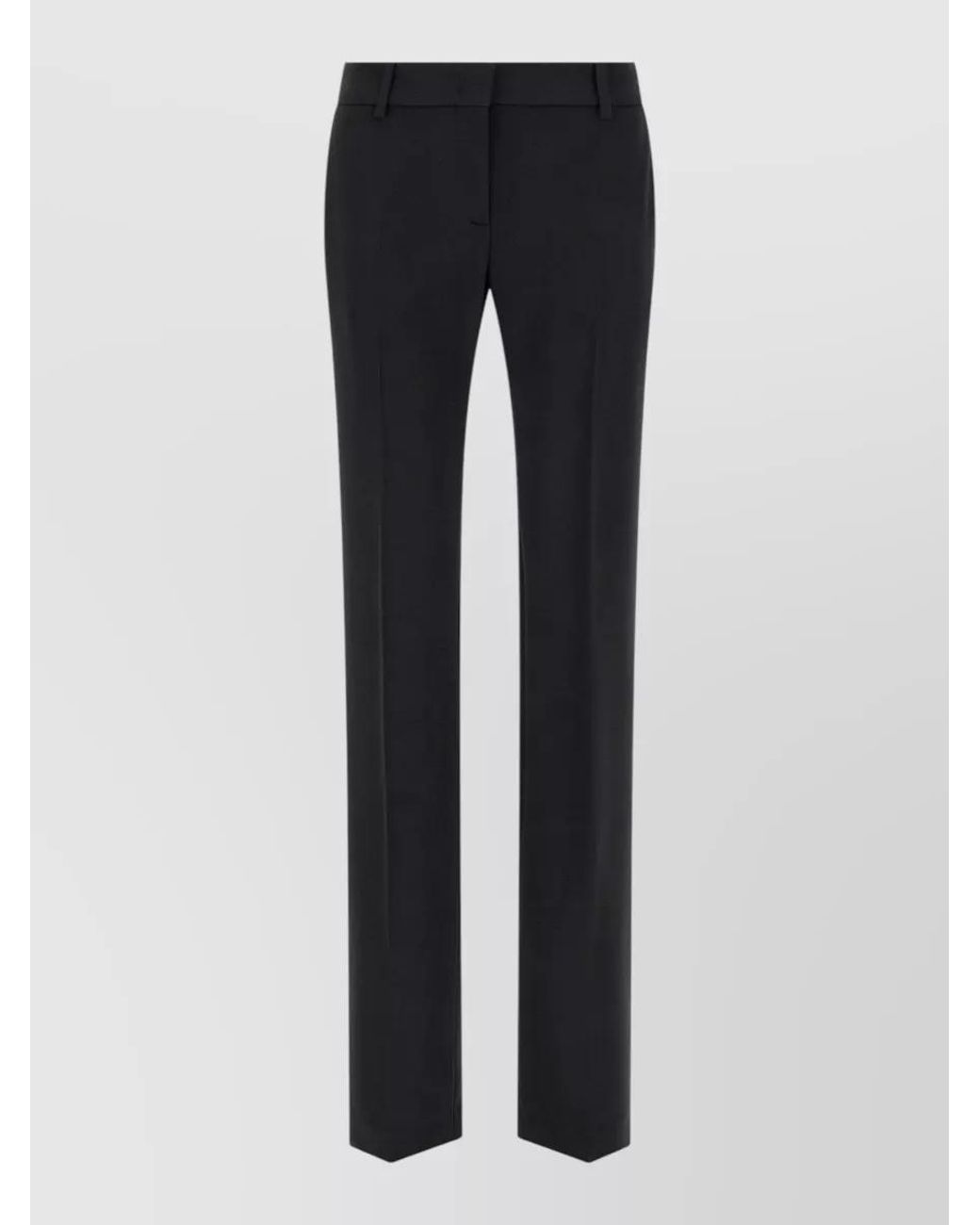 Ermanno Scervino Blue Straight-Leg Tailored Trousers
