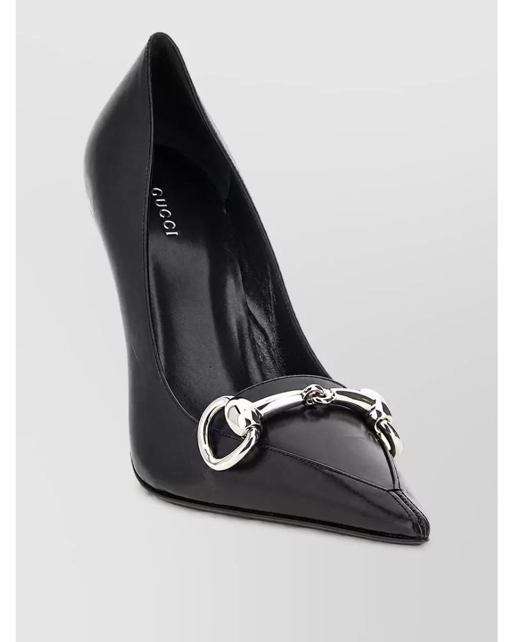 Gucci Blue Leather Stiletto Pumps