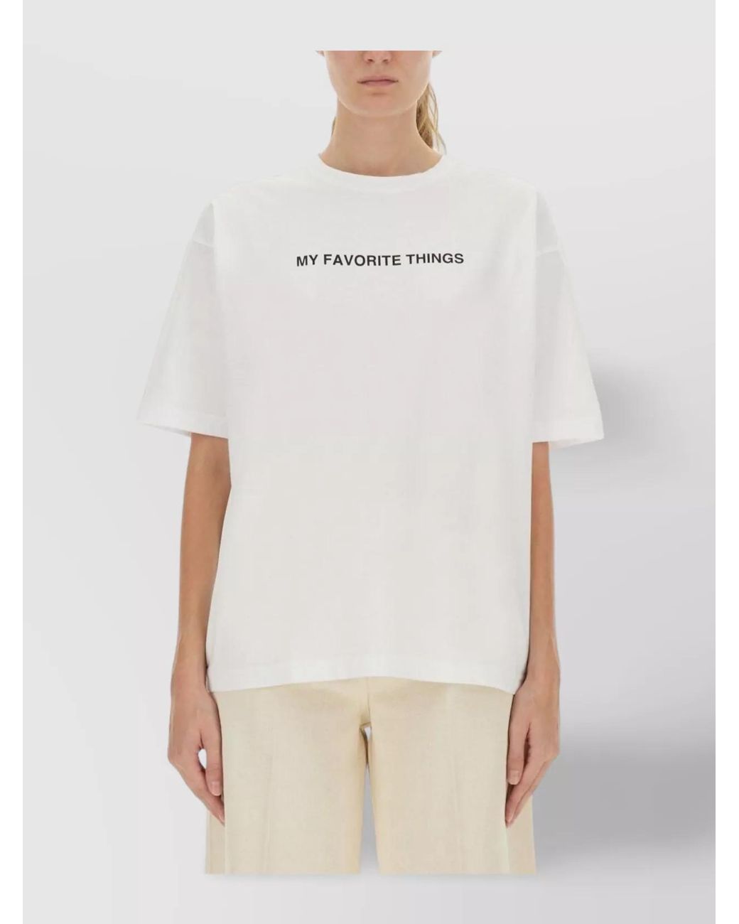 Aspesi Natural Printed T-Shirt