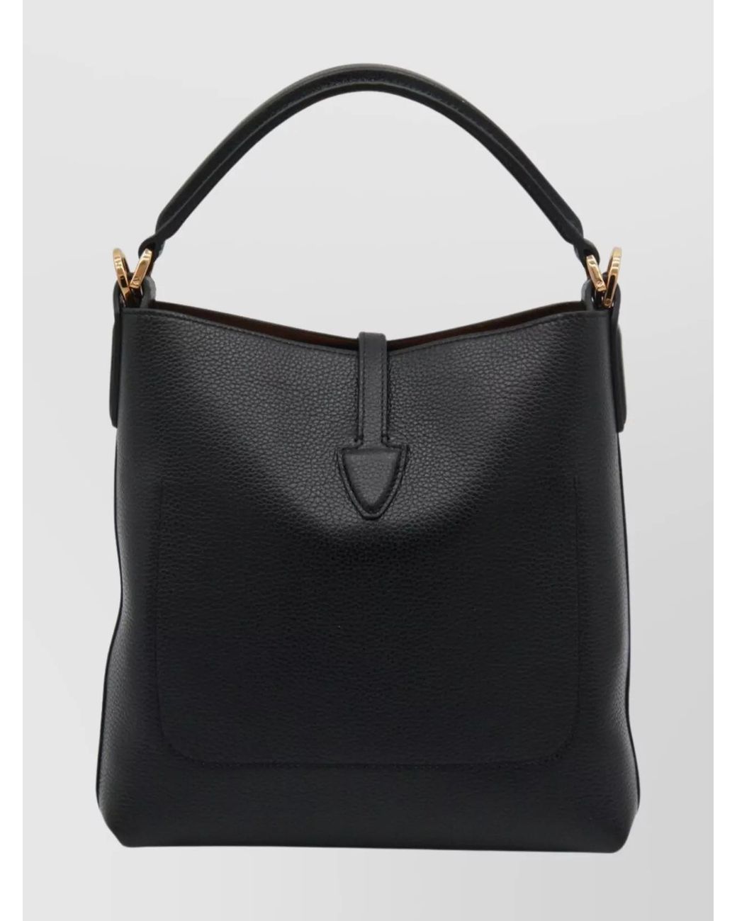 Tod's Black T Timeless Mini Leather Bucket Bag