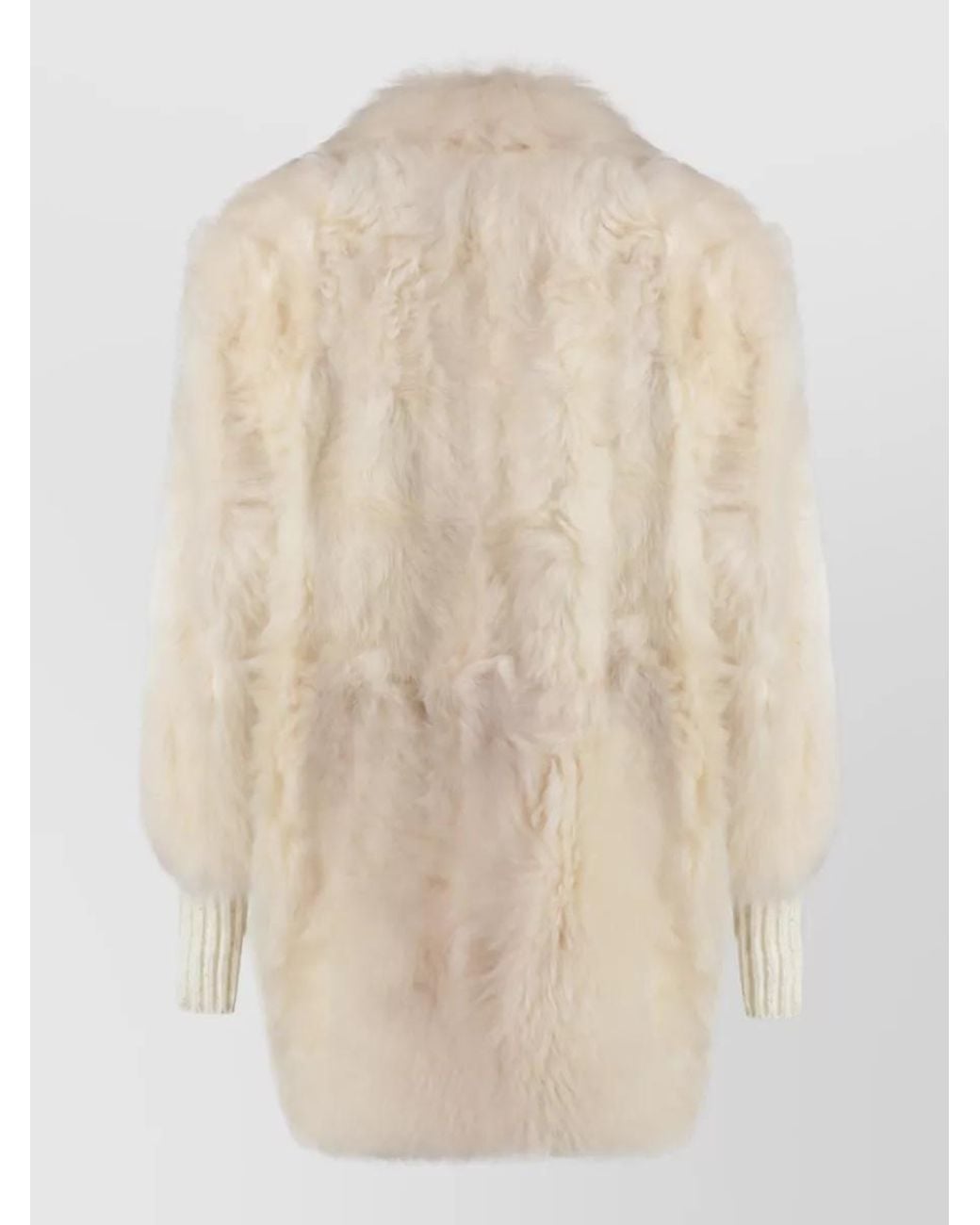 Fabiana Filippi Natural Shearling Coat