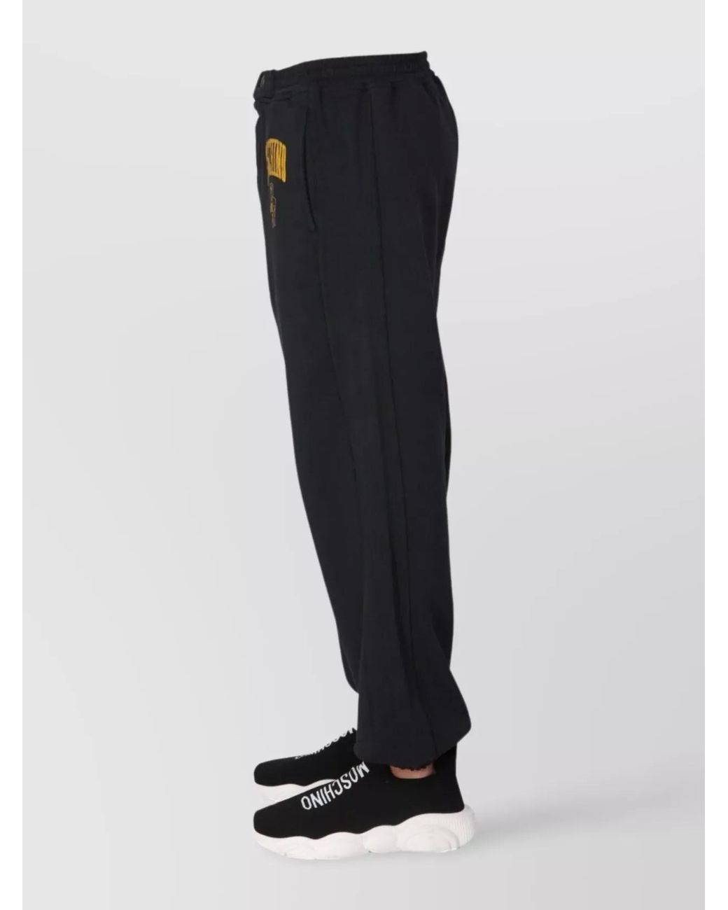 Moschino Blue Cotton Jogging Pants for men