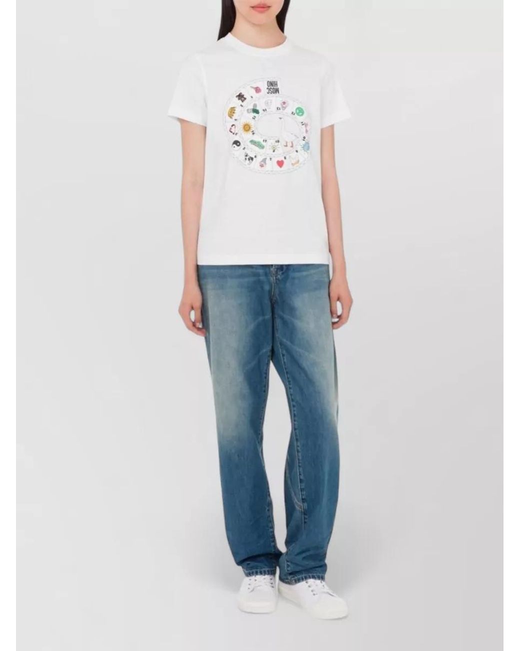 Moschino White Short-Sleeve T-Shirt