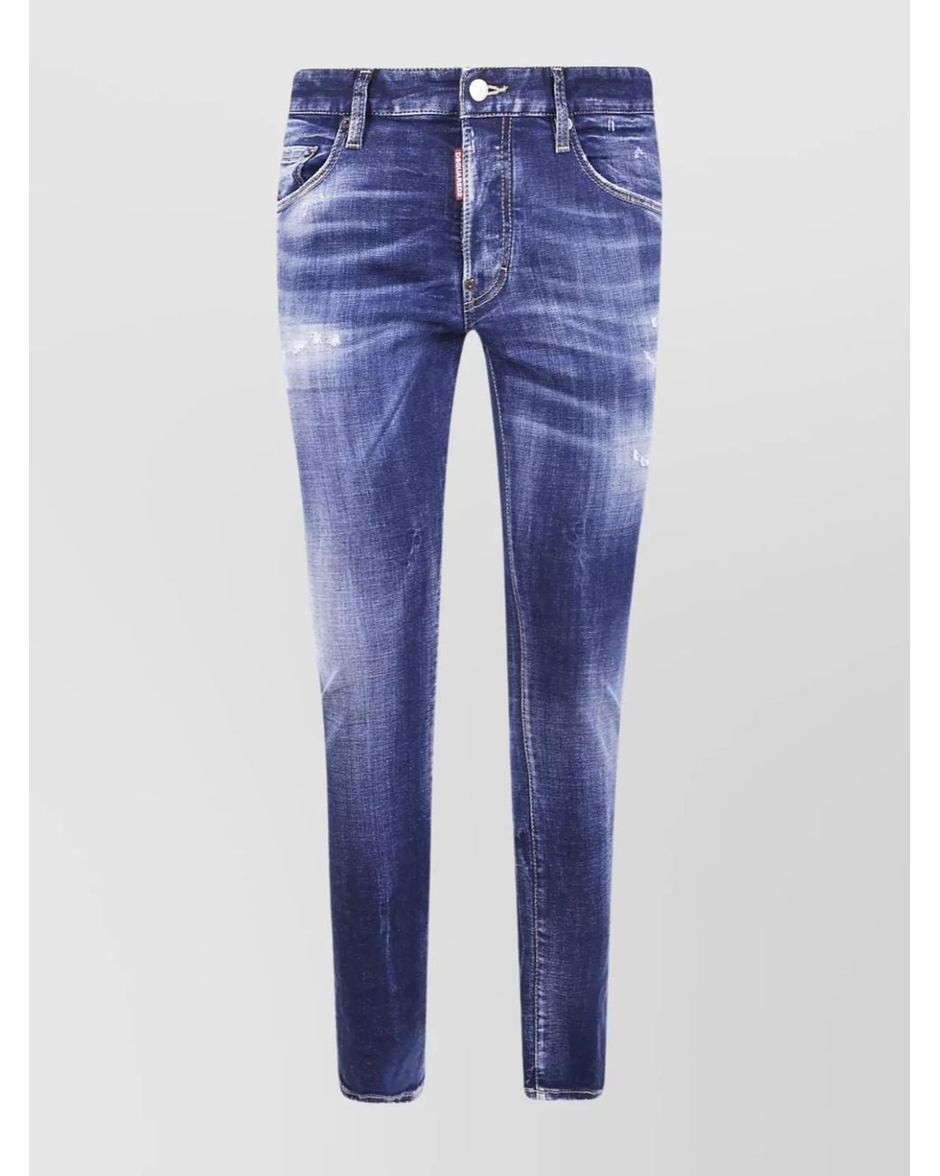 DSquared² Blue Stretch Denim Skinny Jeans for men