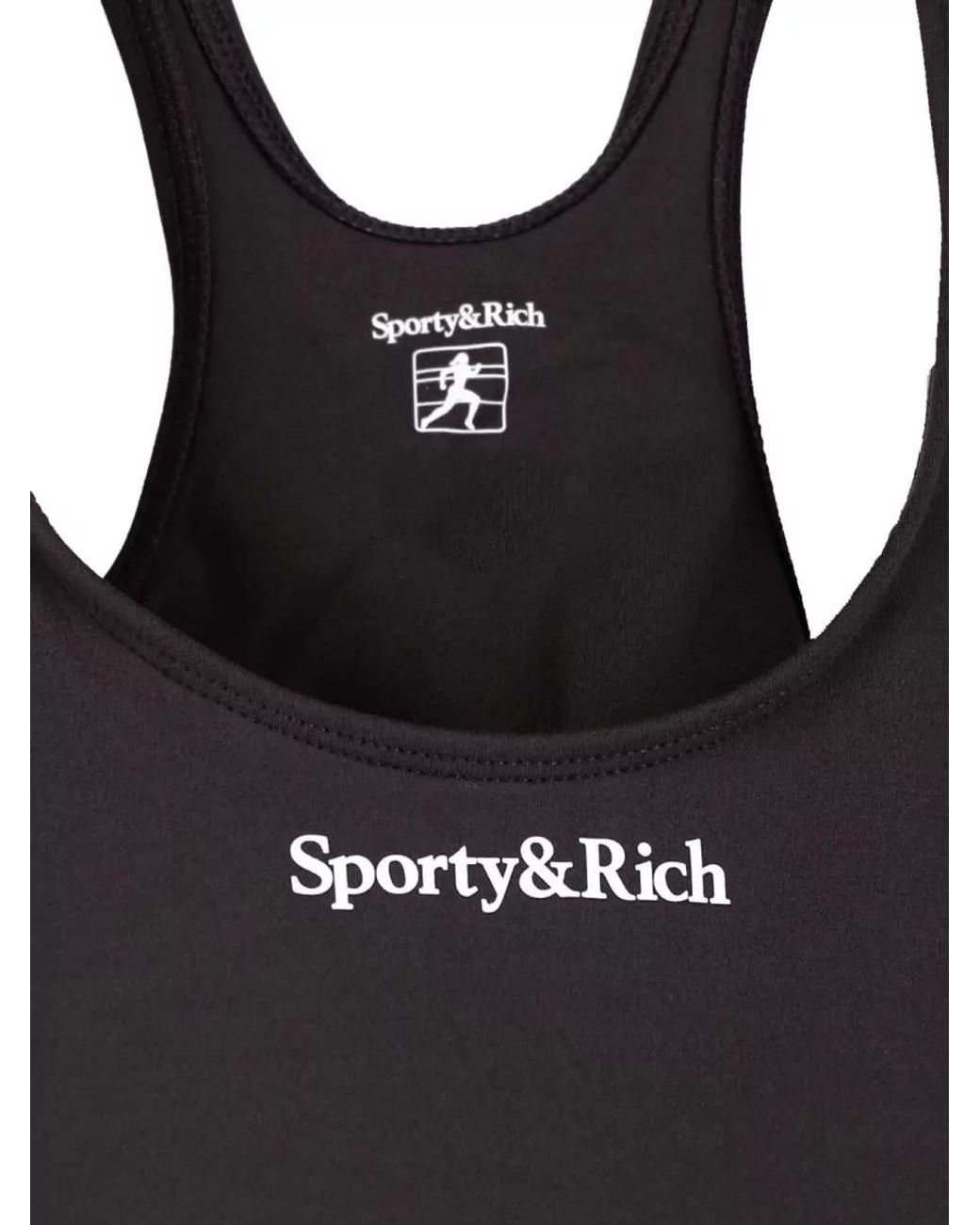 Sporty & Rich Gray Long-Sleeve Bra