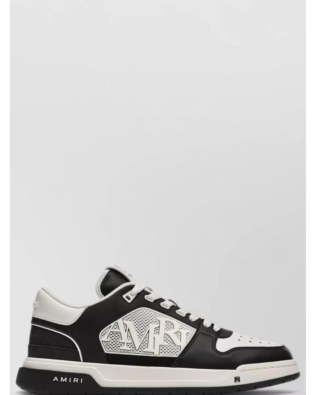 Amiri Metallic Calfskin Leather Low-Top Sneakers for men