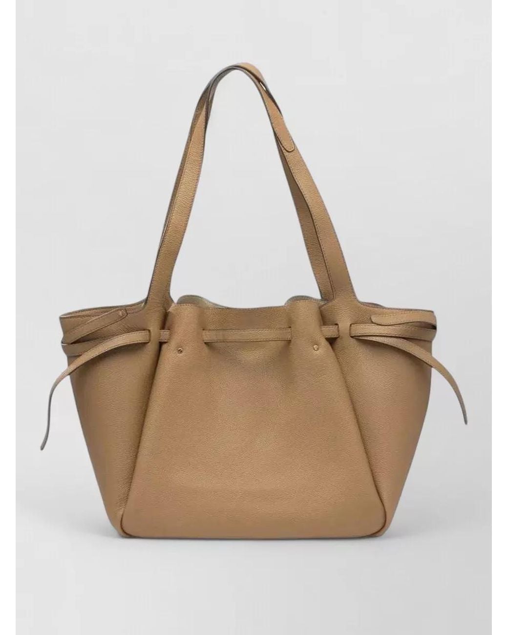 Tory Burch Natural Romy Leather Tote Bag