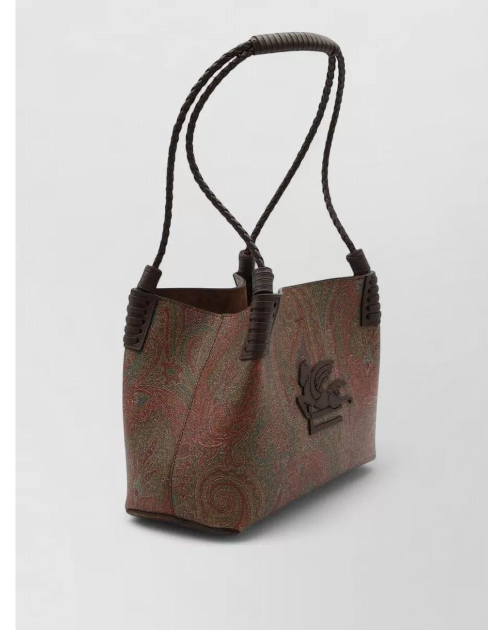 Etro Brown Libra Small Tote Bag