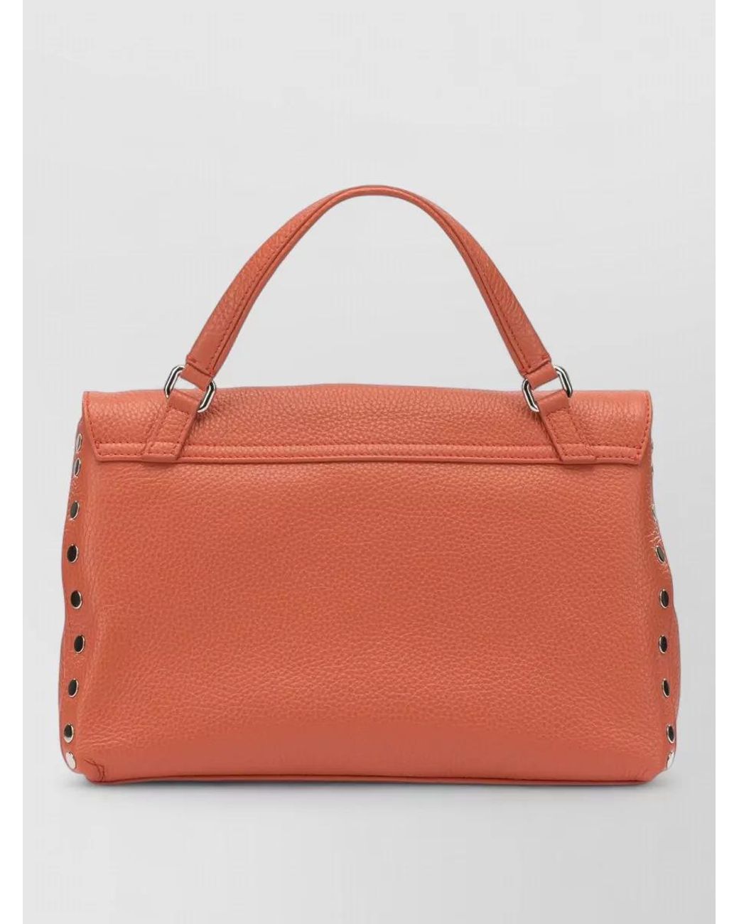Zanellato Orange Leather Shoulder Bag