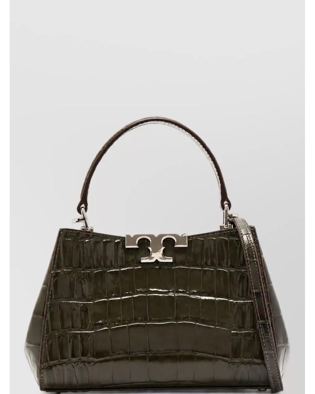 Tory Burch Green Eleanor Mini Leather Shoulder Bag