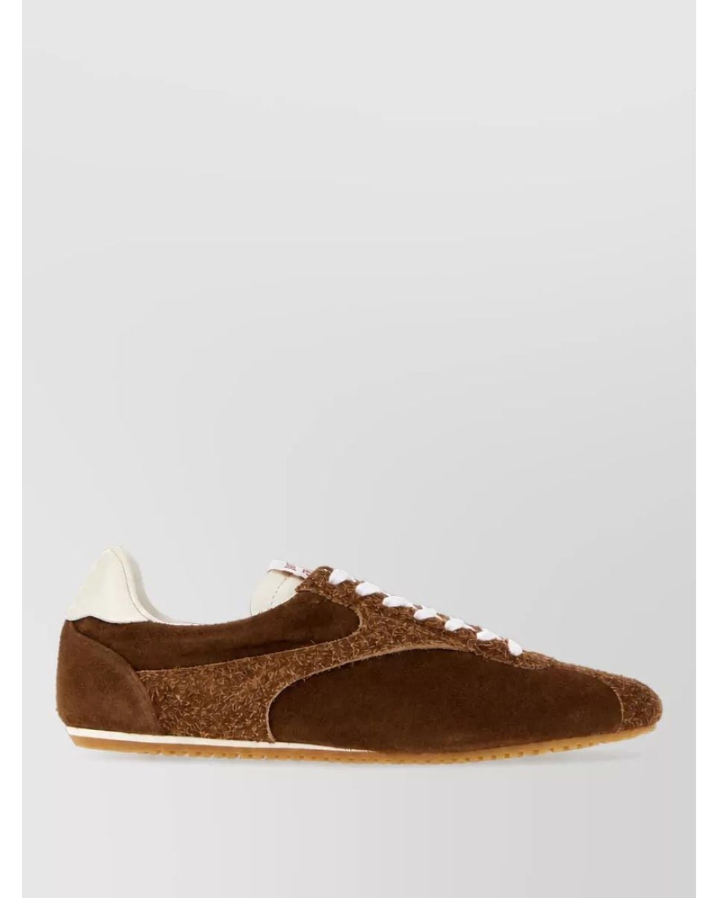 Bottega Veneta Brown Suede Lace-Up Sneakers