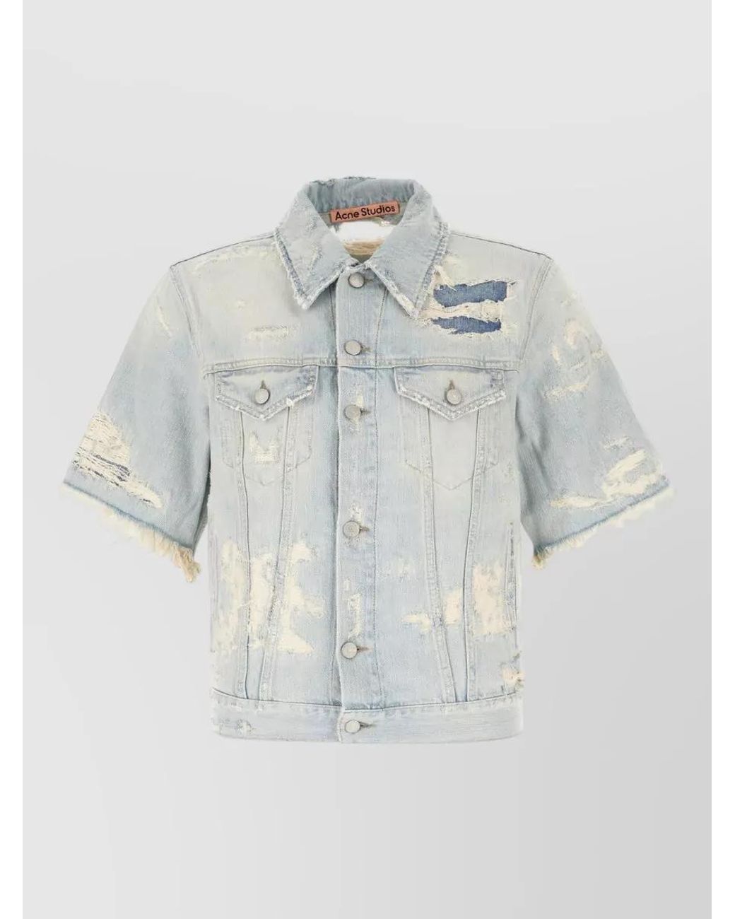 Acne Blue Denim Jacket for men