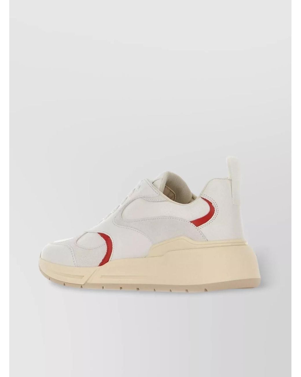 Ferragamo Pink Leather Low-Top Sneakers