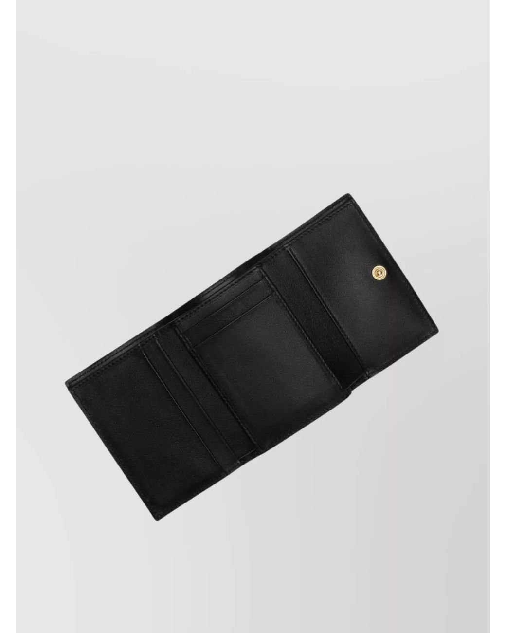 Dolce & Gabbana Black Leather Flap Wallet