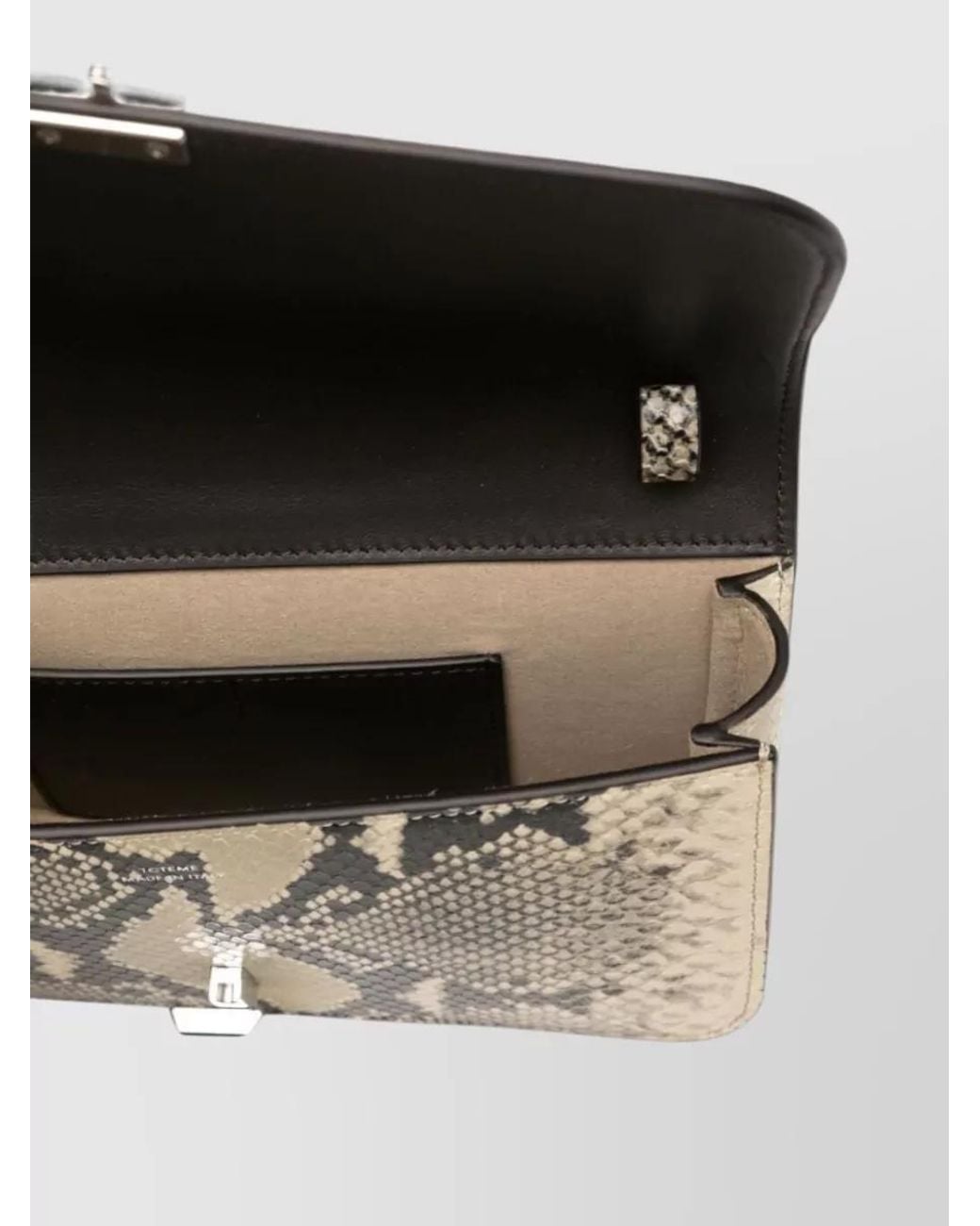 Totême Metallic Leather Crossbody Bag