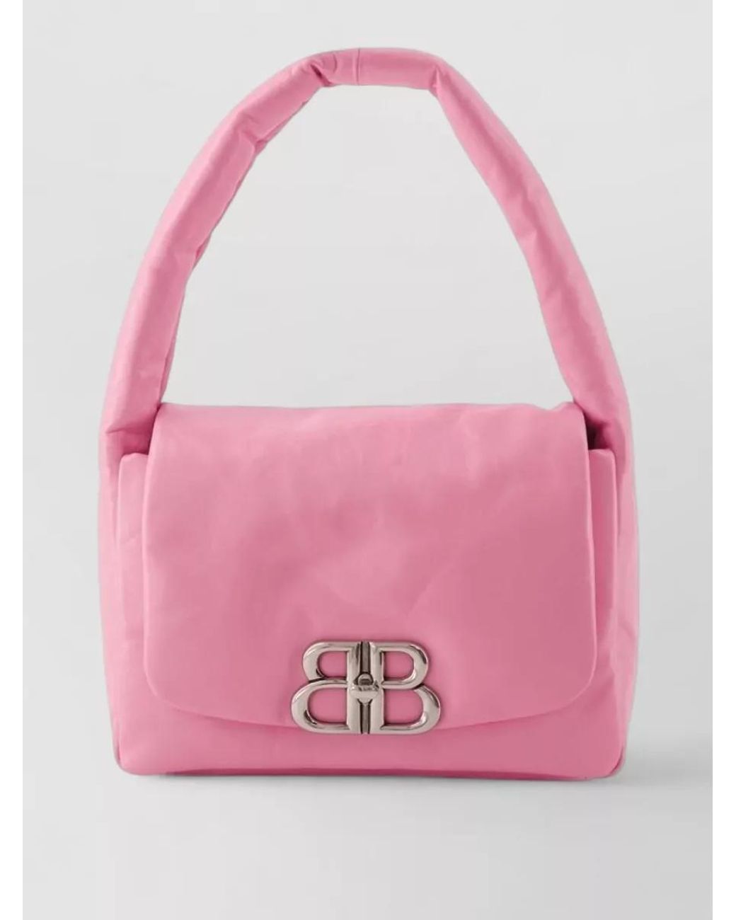 Balenciaga Pink Monaco Sling S Leather Shoulder Bag