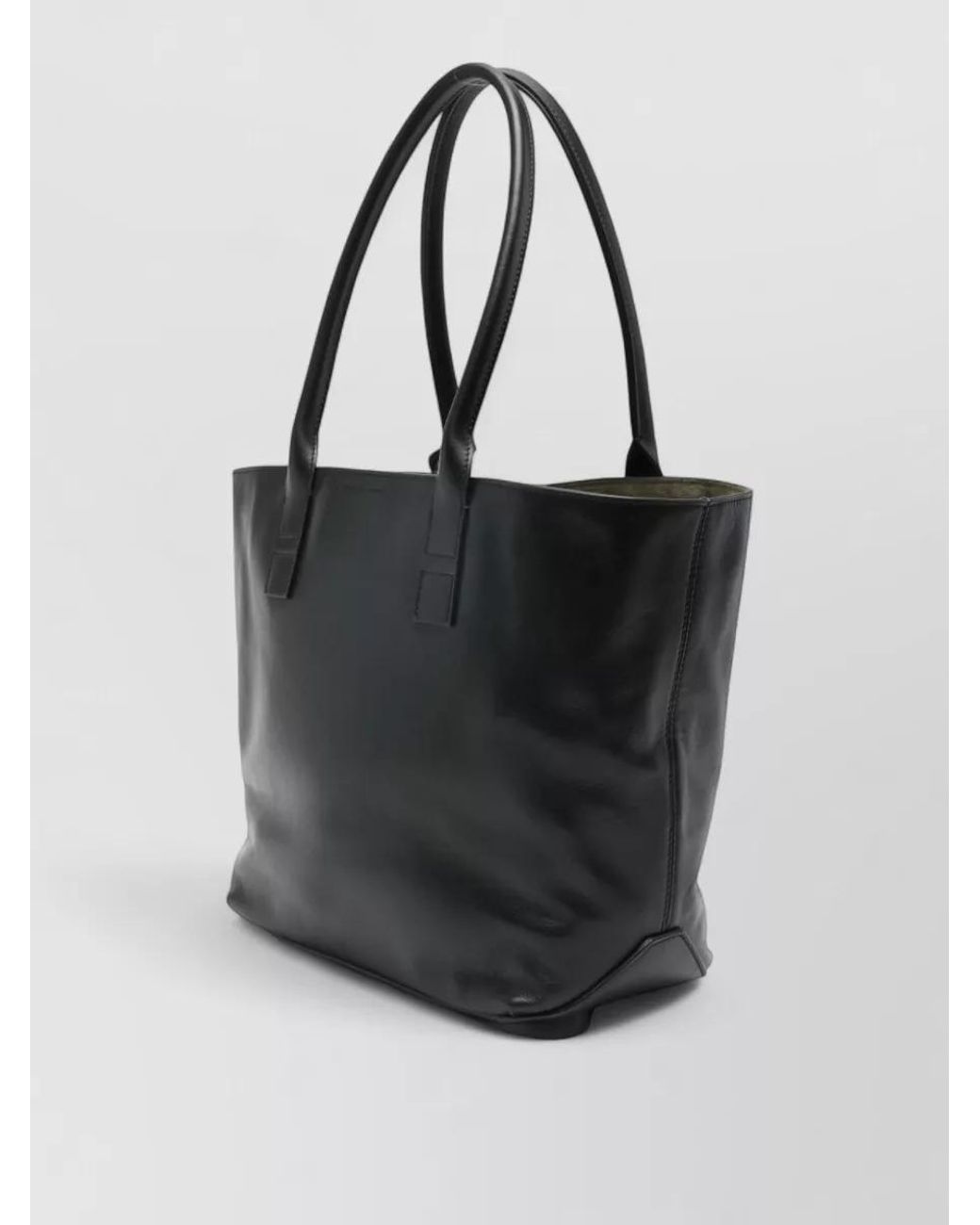 Hogan Black H-Bag Small Leather Tote Bag