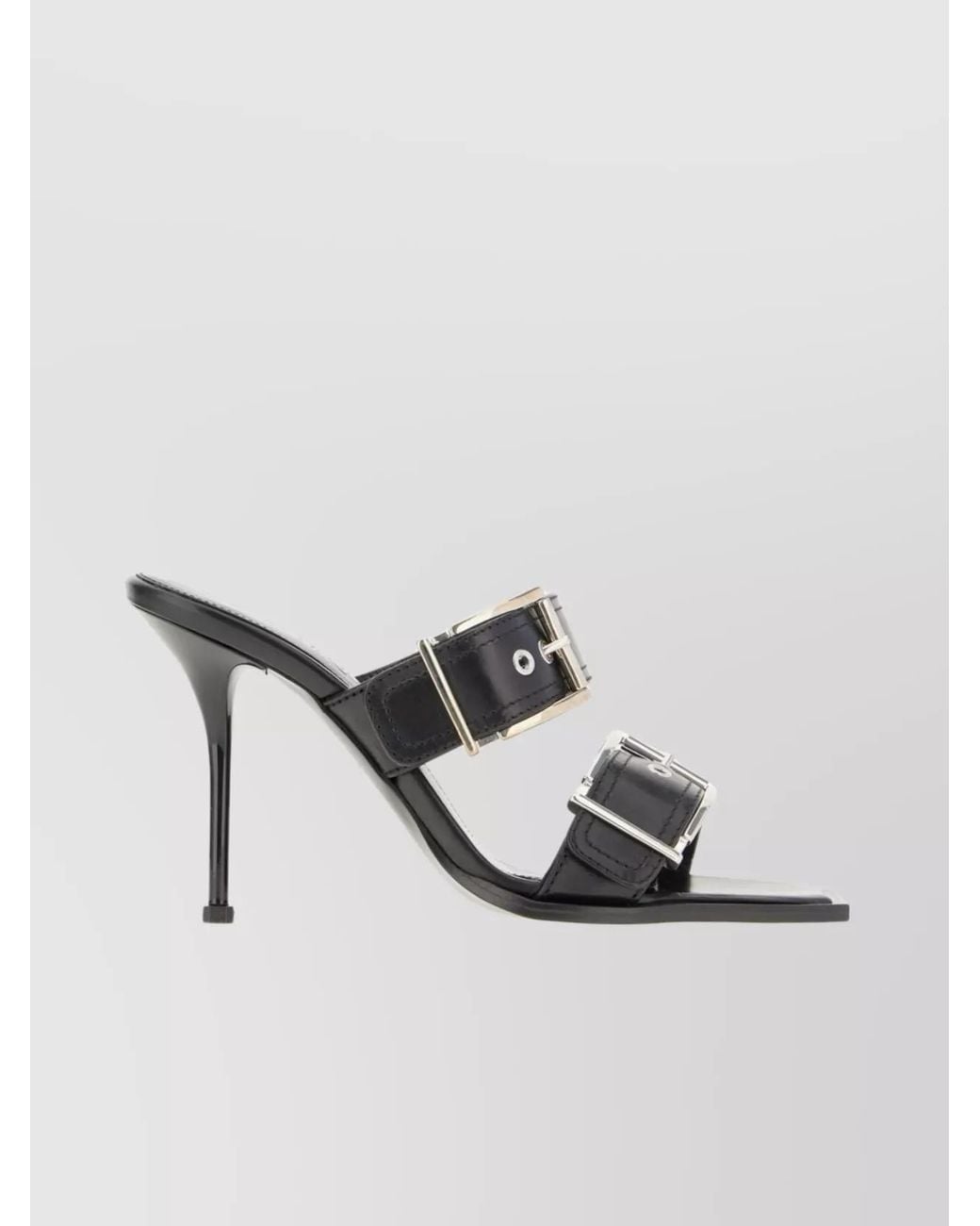 McQueen Multicolor Leather Stiletto Sandals