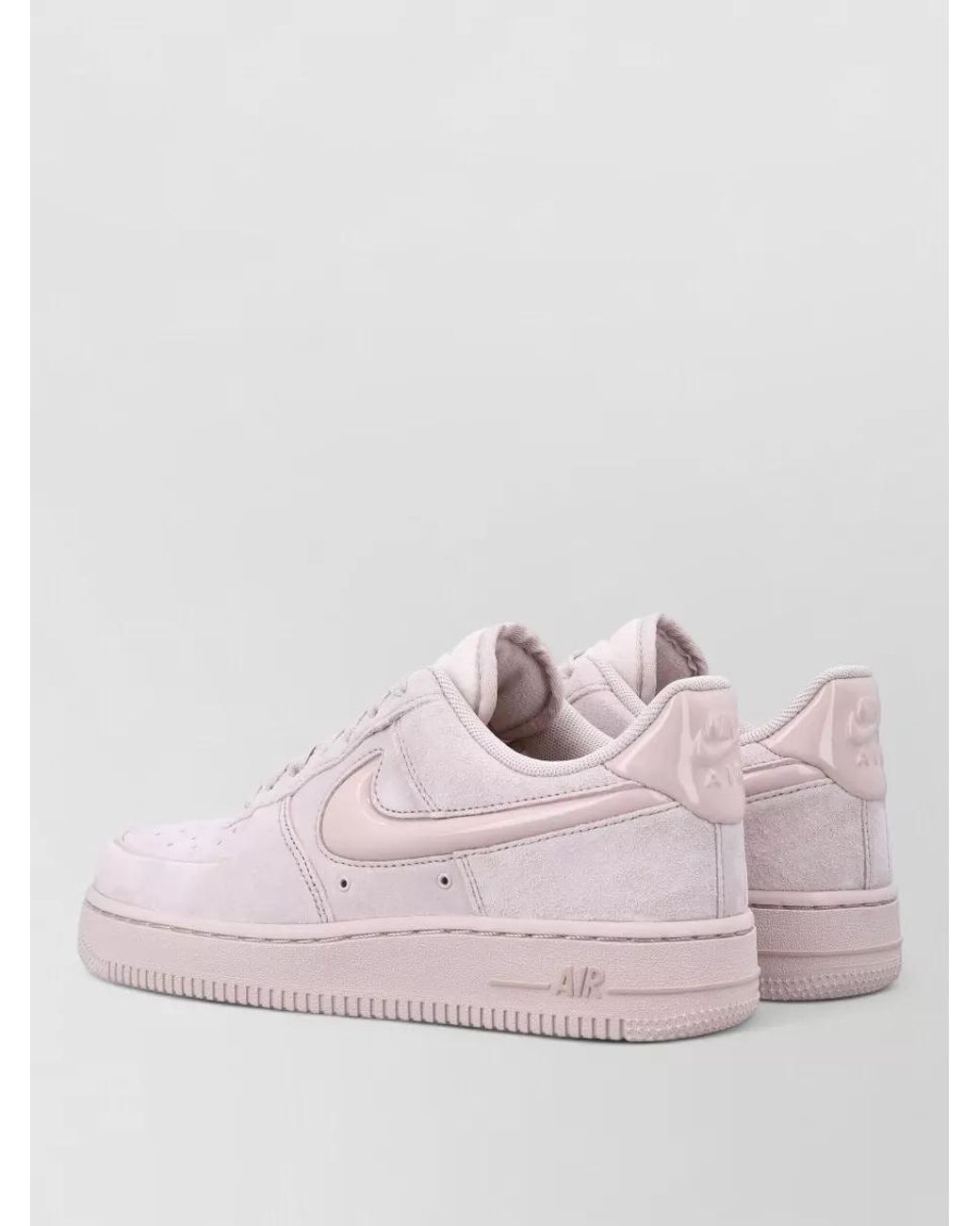Nike Pink Leather Low-Top Sneakers