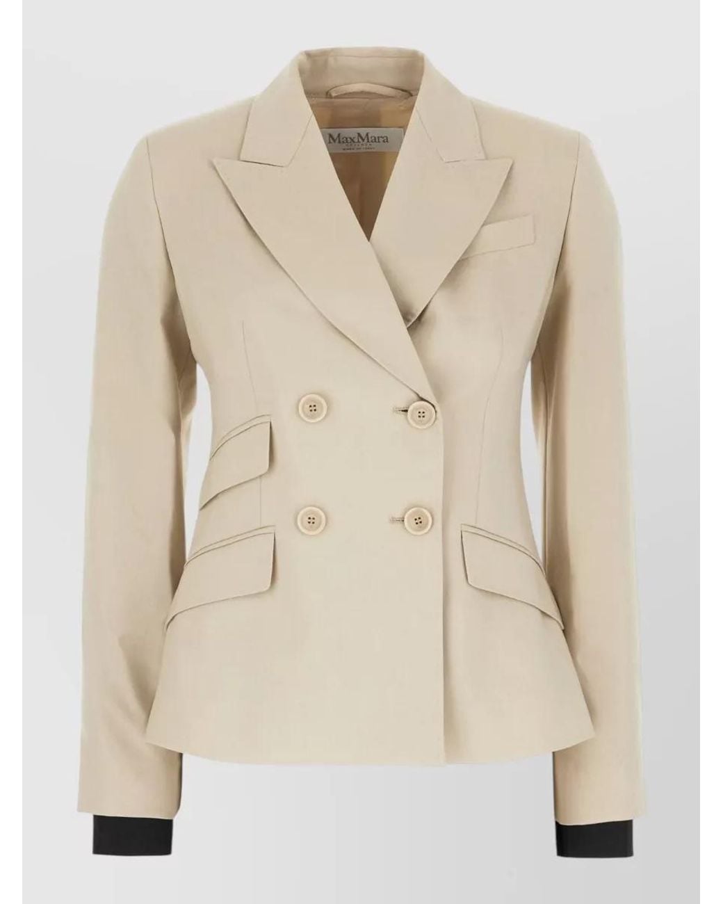 Max Mara Natural Wool-Blend Blazer