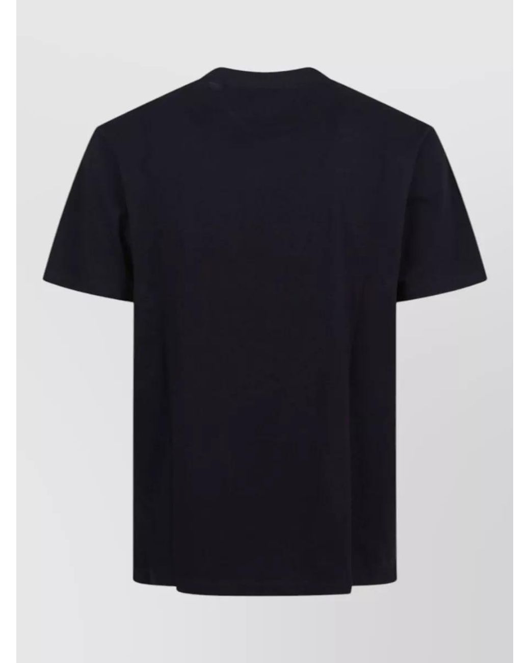 C P Company Black Cotton Regular-Fit Short-Sleeve Logo-Patch T-Shirt for men