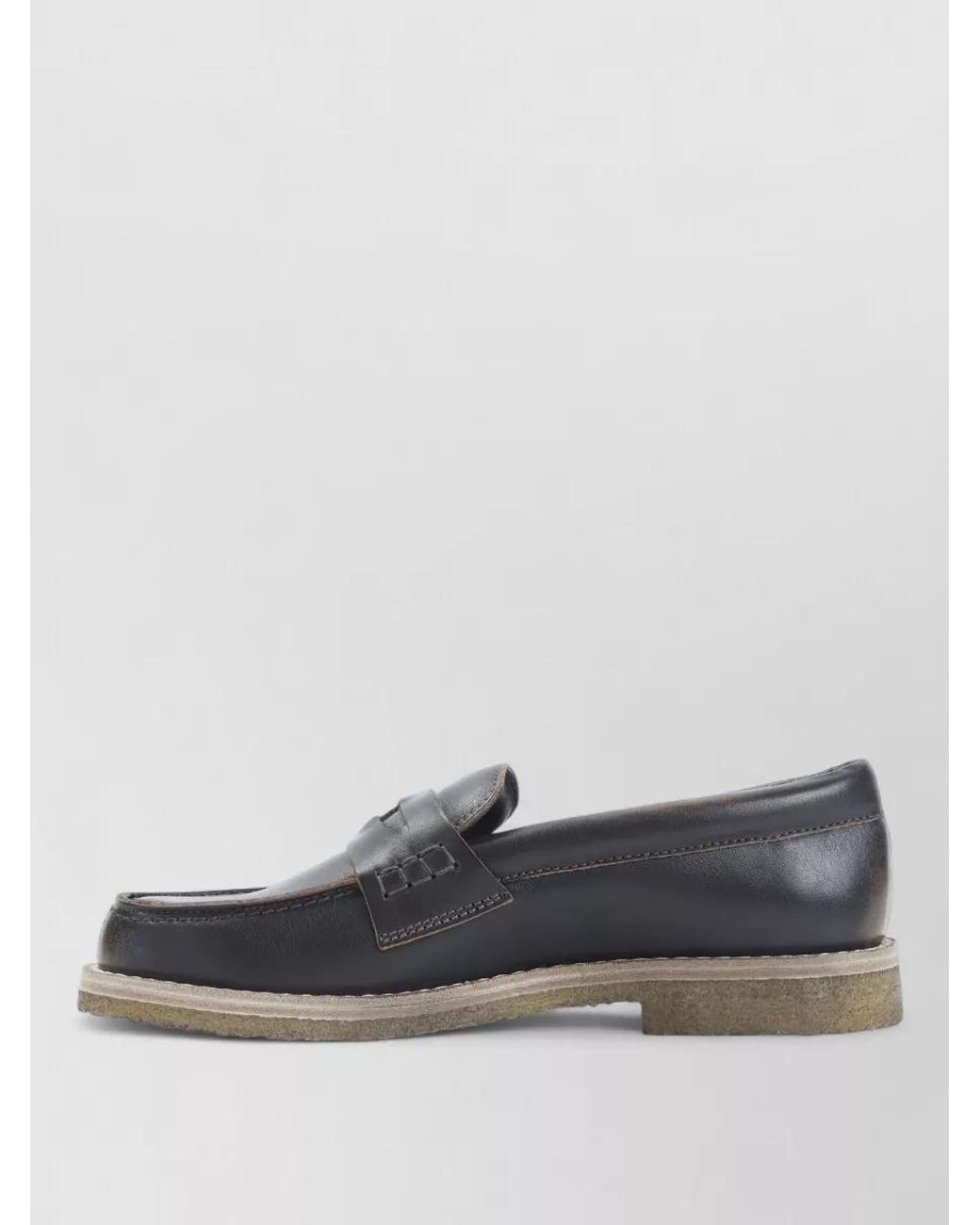 Golden Goose Deluxe Brand Gray Leather Loafers