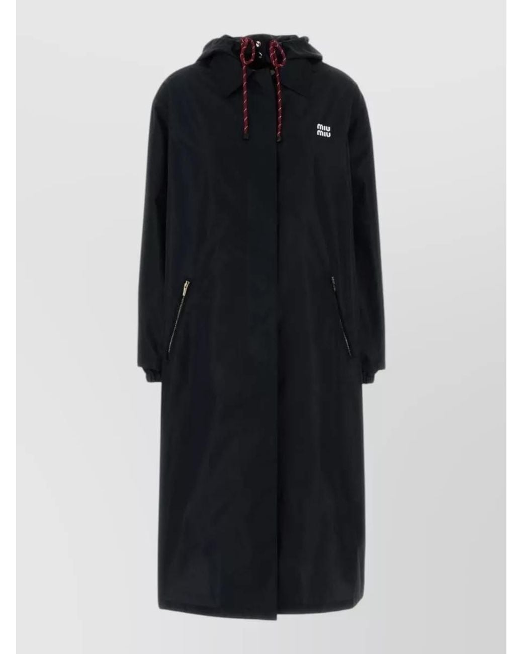 Miu Miu Black Parka Coat