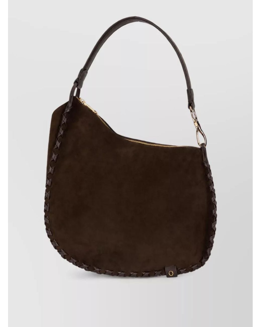 Orciani Brown Leather Shoulder Bag