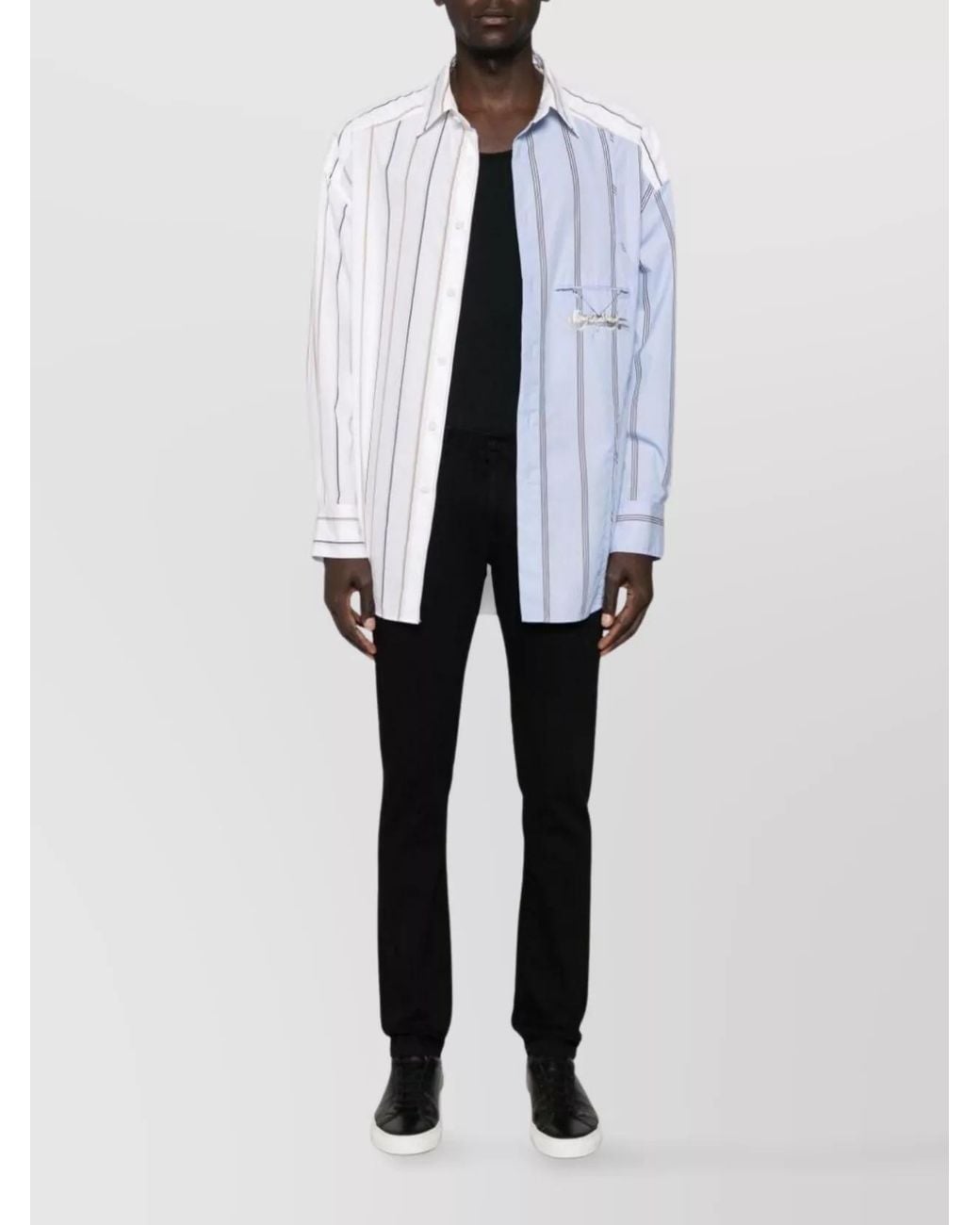 Dondup Black Skinny Trousers for men