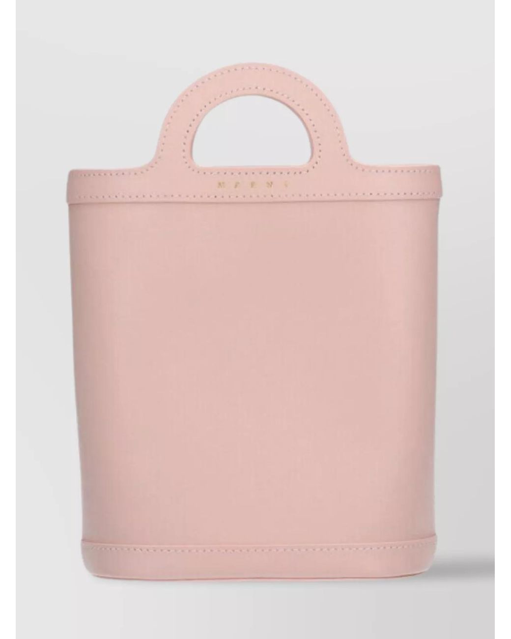 Marni Pink Tropicalia Calf Leather Bucket Bag