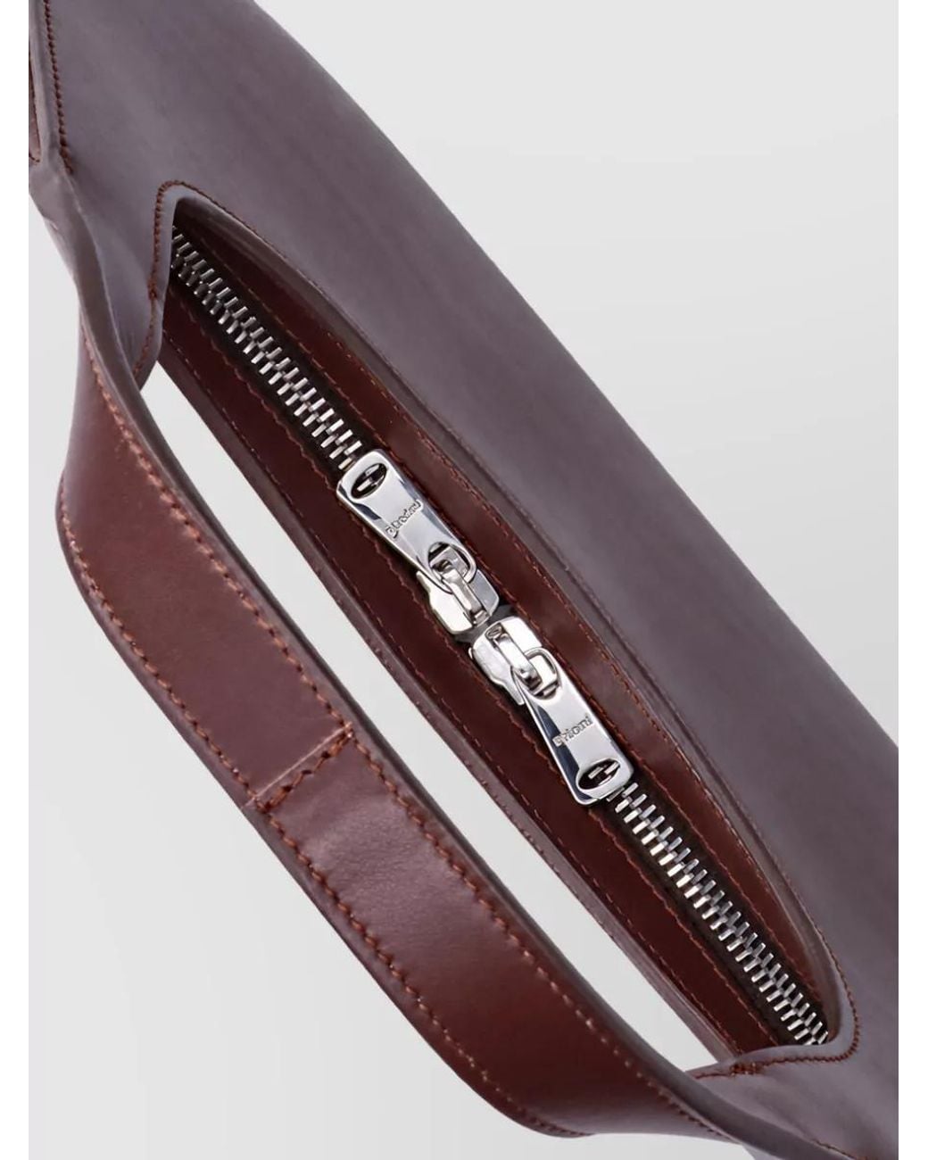 Coperni Purple Na Leather Clutch Bag