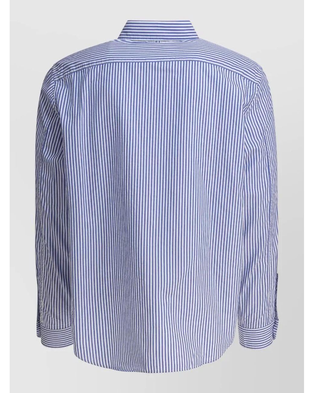 Alex Mill Blue Striped Cotton Shirt for men