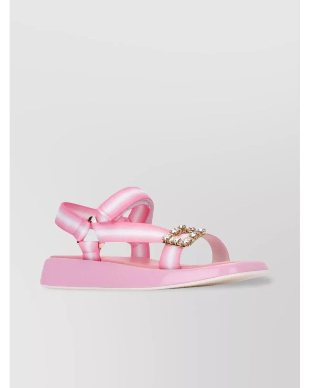 Roger Vivier Pink Leather Sandals