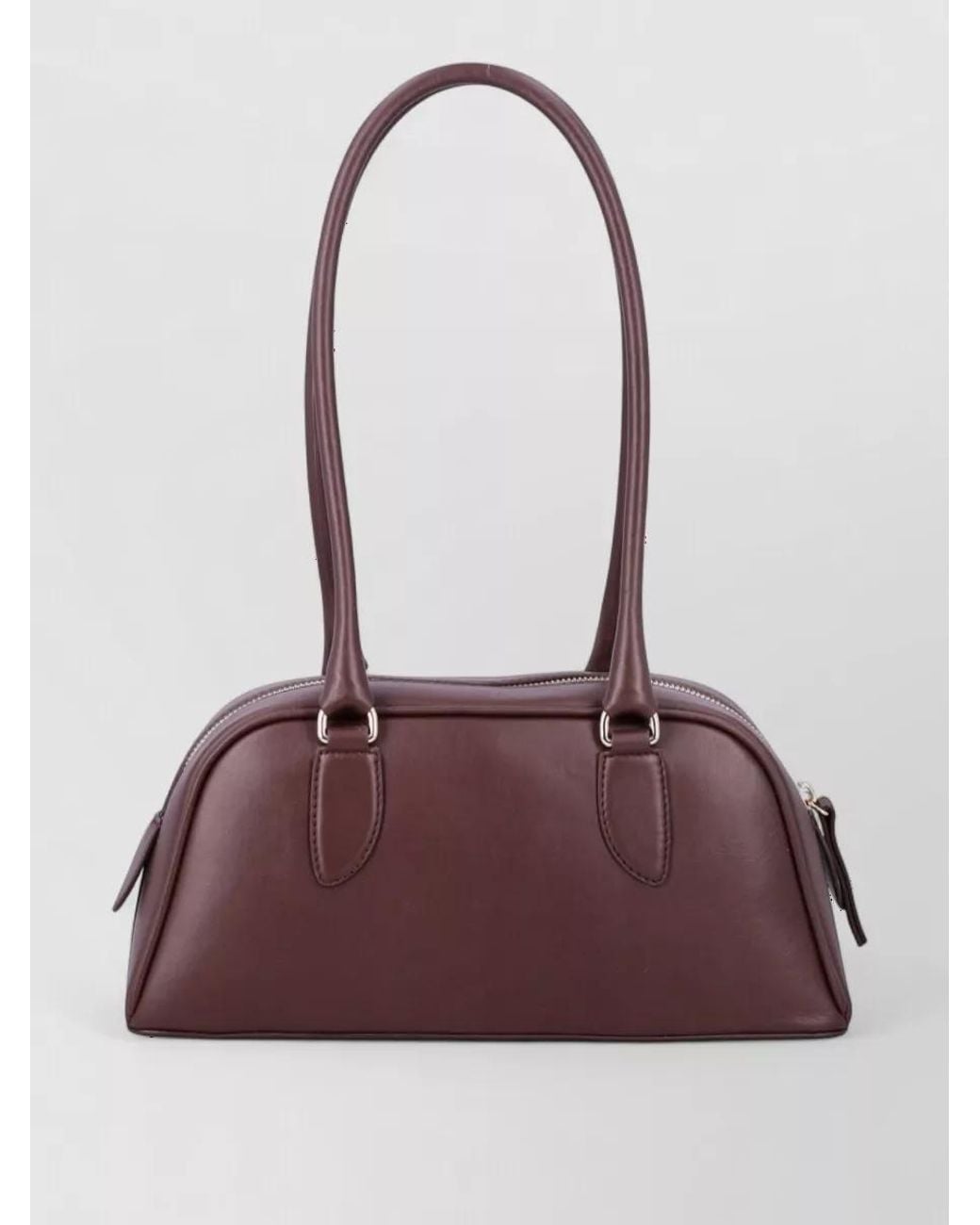 A.P.C. Purple Sac Paloma Small Leather Shoulder Bag