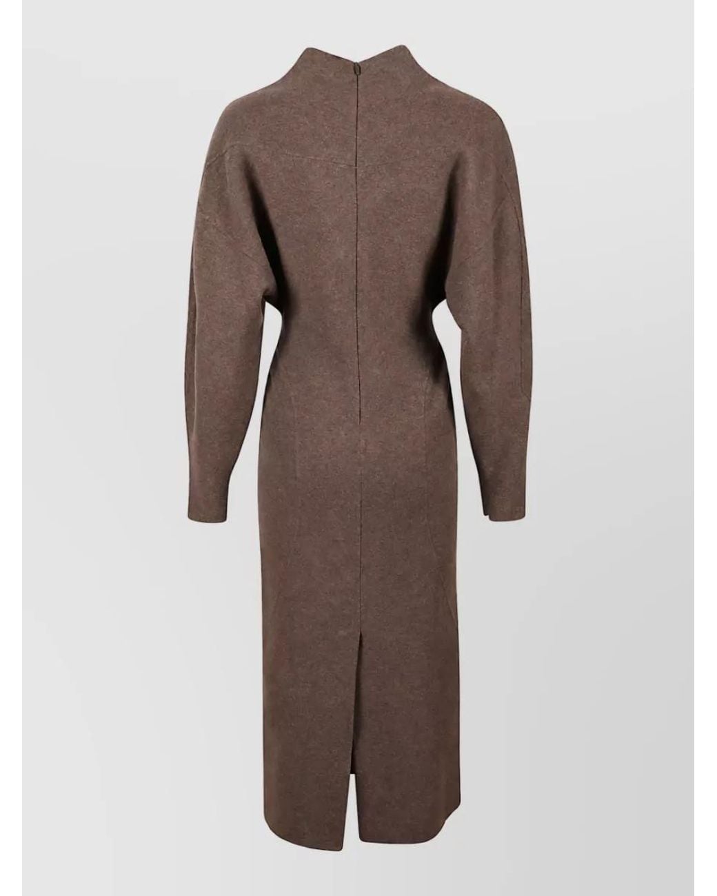 Max Mara Brown Midi Dress