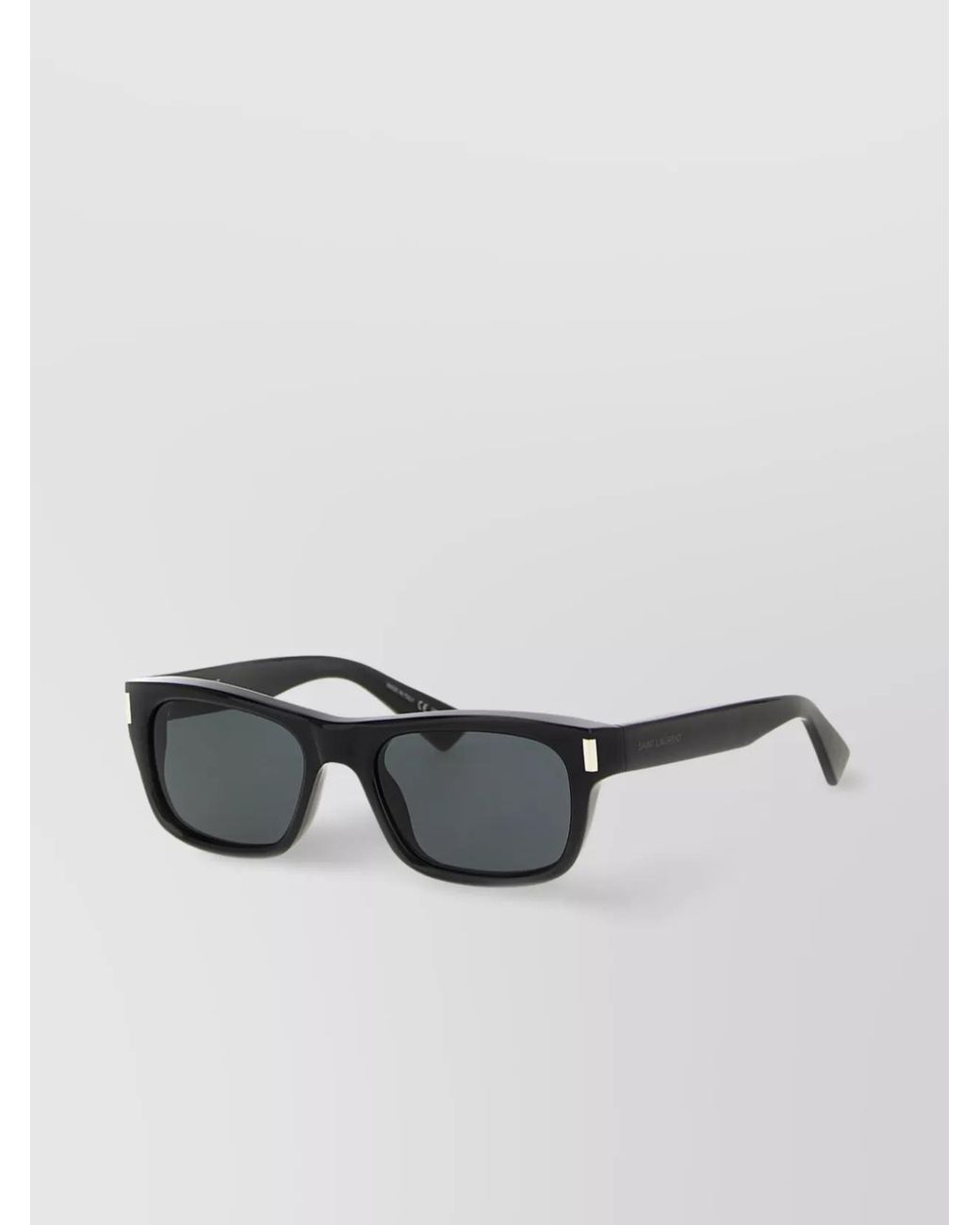 Saint Laurent Gray Acetate Sl 83 Sunglasses for men