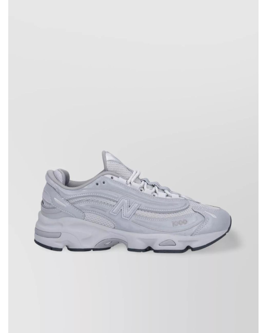 New Balance Gray Low Top Sneakers Mesh Panels
