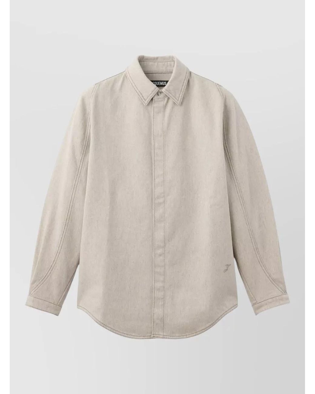 Jacquemus White Denim Shirt