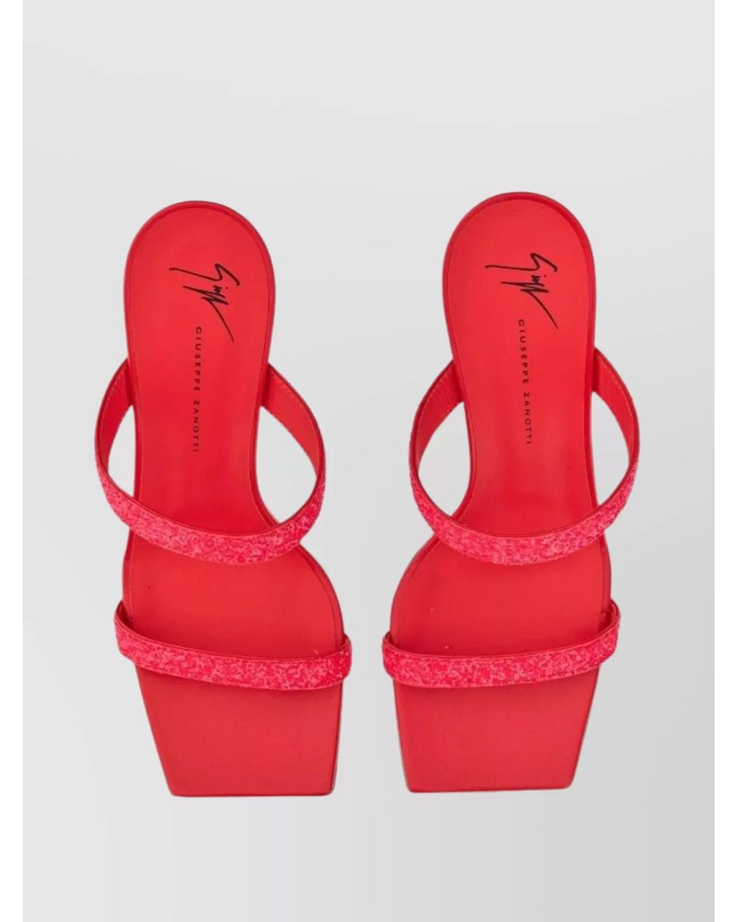 Giuseppe Zanotti Pink Glitter Mules