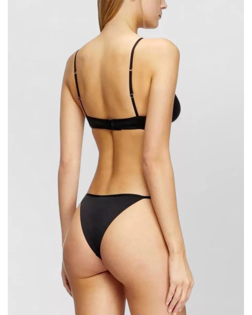DIESEL Black Low-Rise Bikini Bottoms
